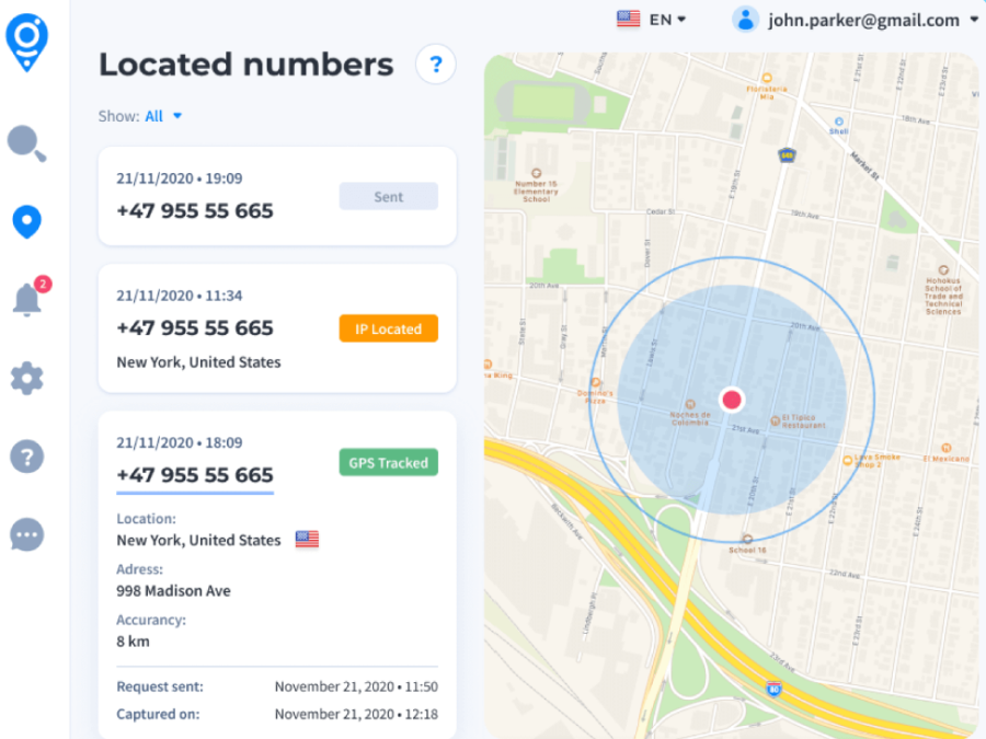 Localize WiFi spy app