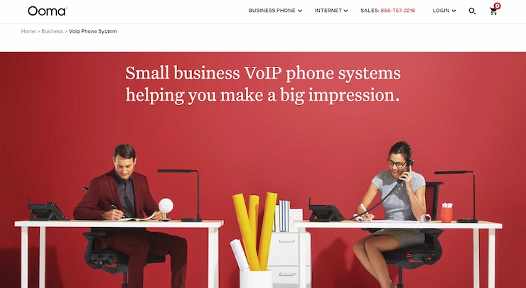 Ooma is the most reliable for businesses