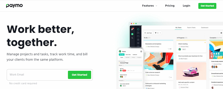 Paymo is excellent for remote teams