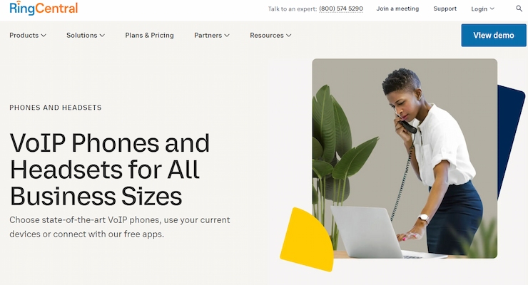 RingCentral Office doesn't require new hardware