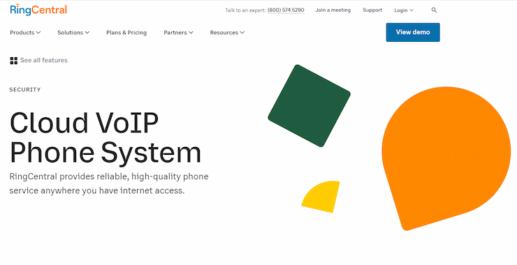 RingCentral is great for medium and large companies