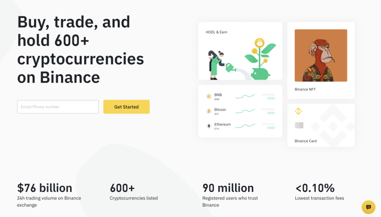 Binance screenshot 