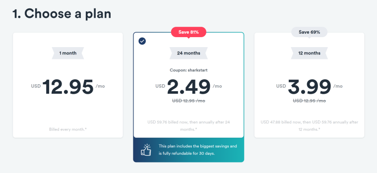 Surfshark Pricing