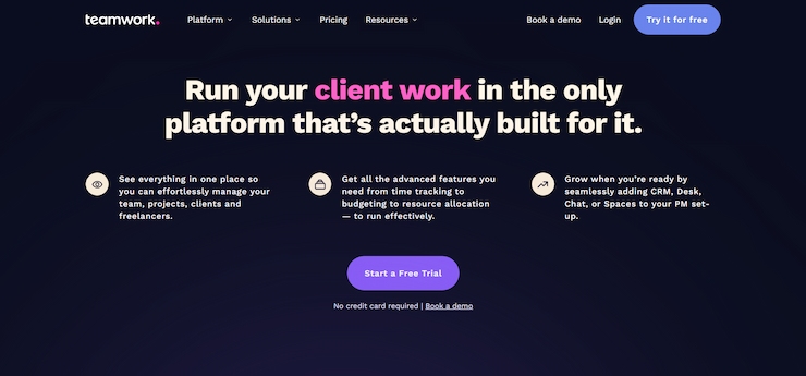 Teamwork is best free software