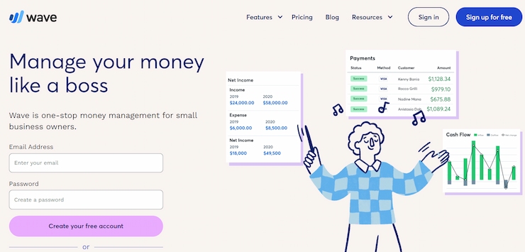 Wave is the best free accounting software