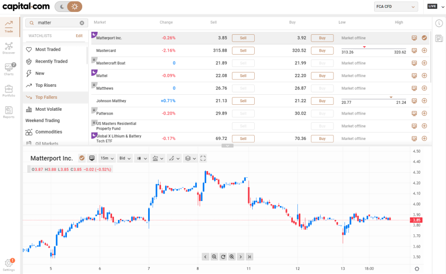how to buy matterport stock capital com