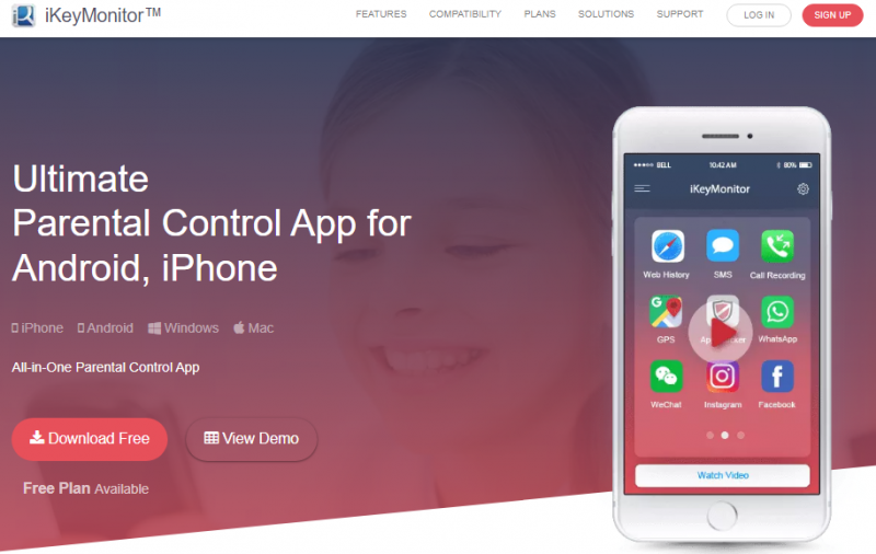 iKeyMonitor has a great free spy app plan