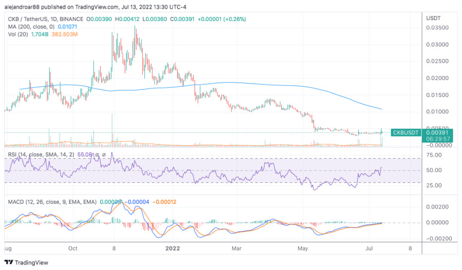 nervos network price prediction