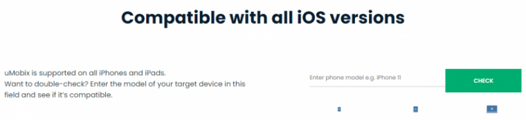 uMobix's compatibility checker