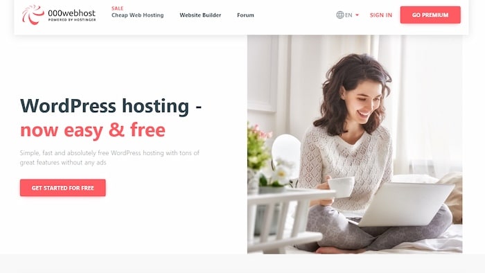 000WebHost is the best easy-to-use free WordPress hosting