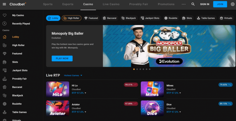 Cloudbet Casino