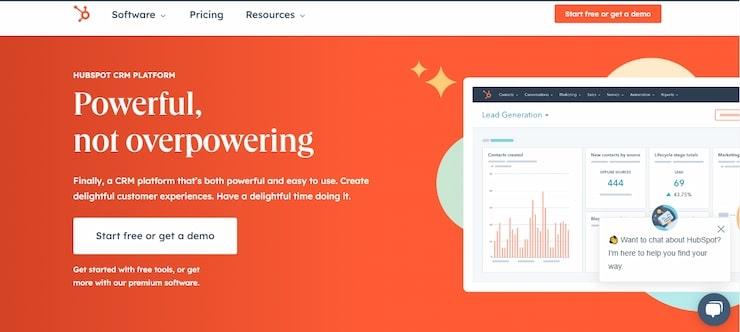 HubSpot CRM is a top free sales CRM solution