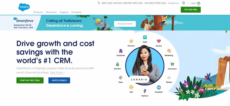 Salesforce is the best sales CRM overall