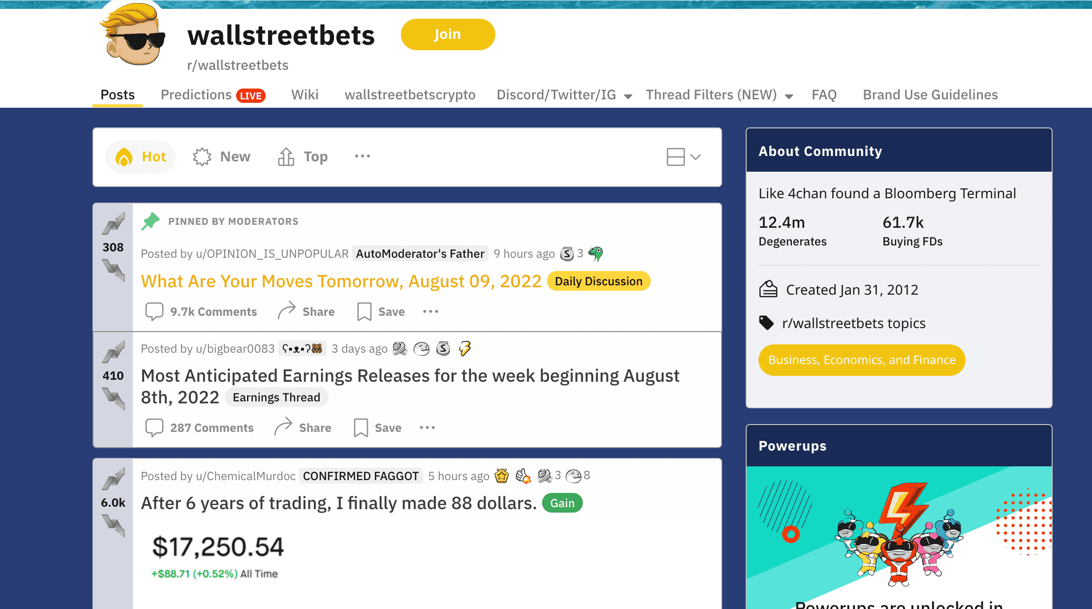 wallstreetbets on Reddit