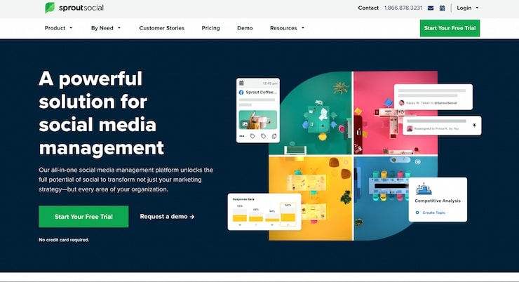 Sprout Social is an amazing TikTok analytics tool