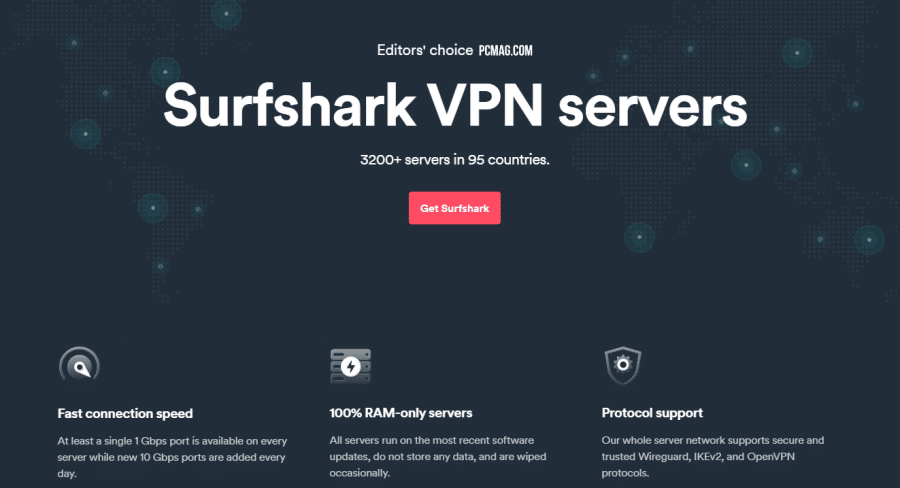 Surfshark VPN Servers