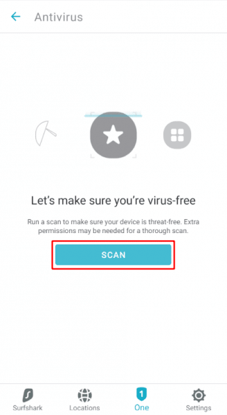 Sursfhark Antivirus Scan