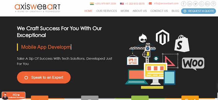 Axis Web Art is an amazing web development company in Gurgaon