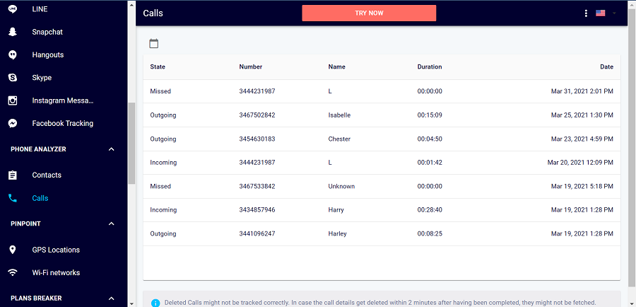 Eyezy call logger
