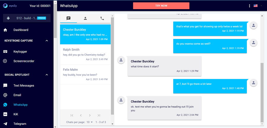 Eyezy Best Cheating Spouse Tracker for Sheer Power