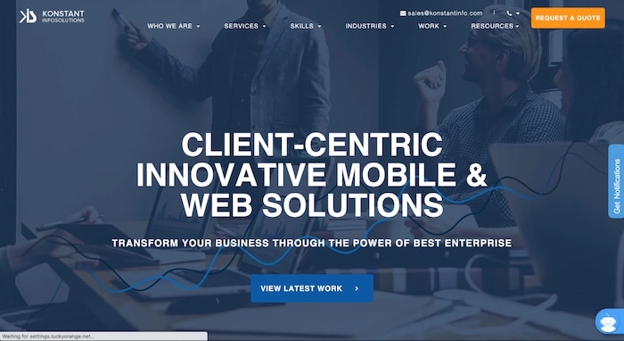 Konstant Infosolutions is the most requested e-commerce mobile app developer