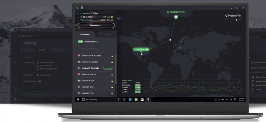 ProtonVPN app | Voted the best free VPN Reddit 