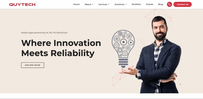 Quytech is a mobile app developer for all business sizes