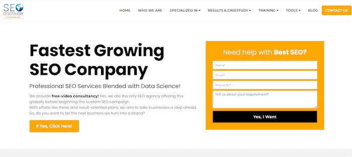 SEO Discovery is the overall best SEO agency in India