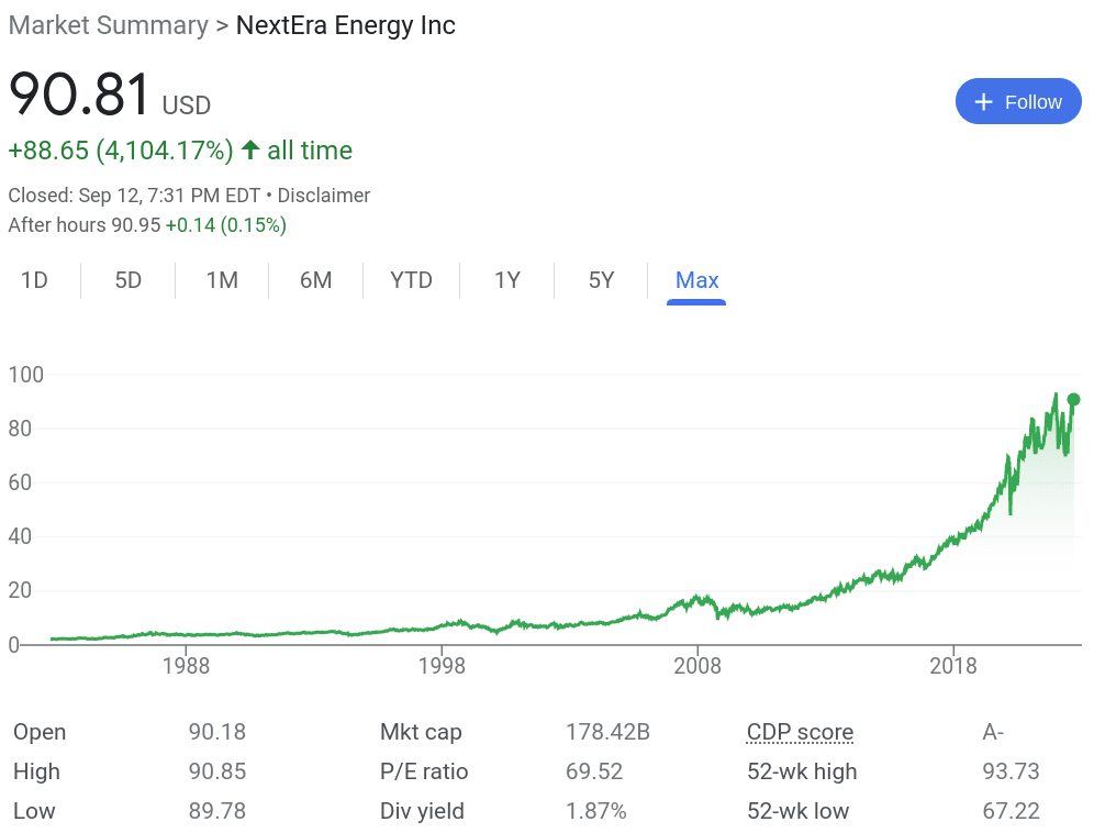 NextEra Energy review