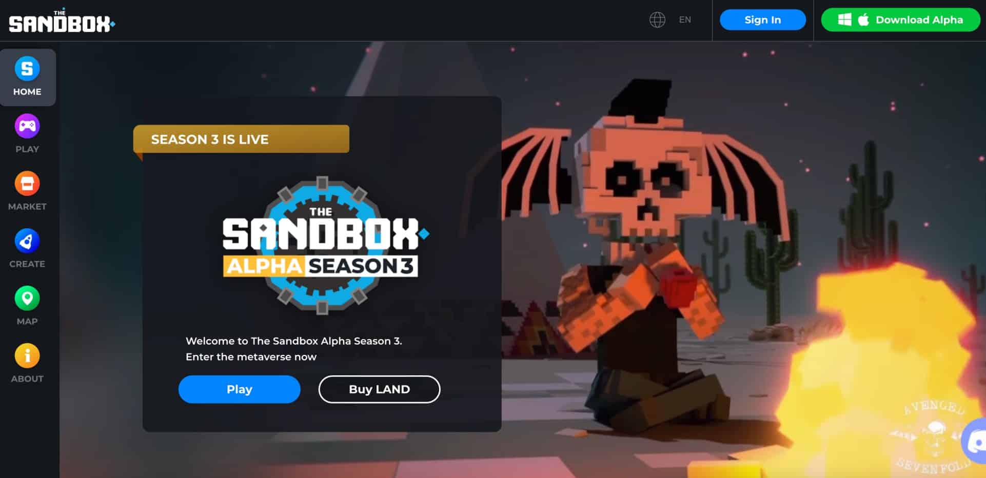 the sandbox metaverse