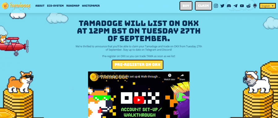 Tamadoge TAMA,