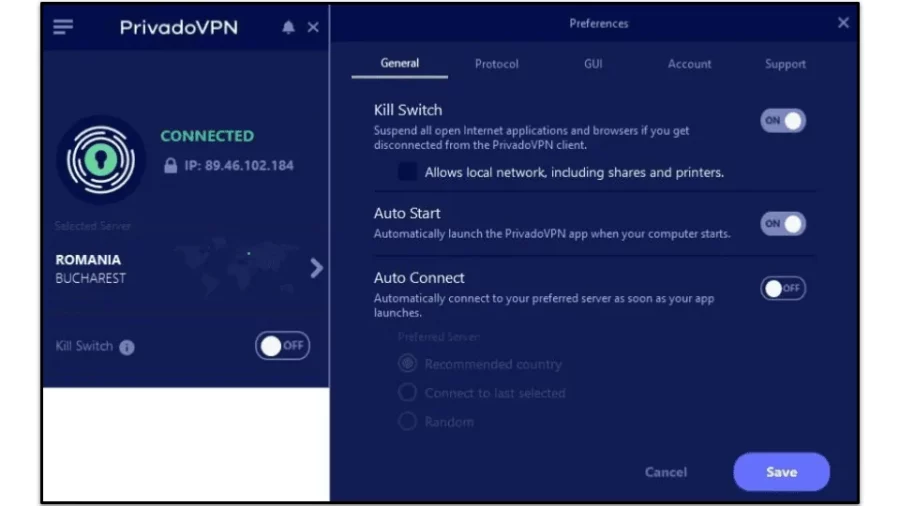 PrivadoVPN the best free Philippines VPN