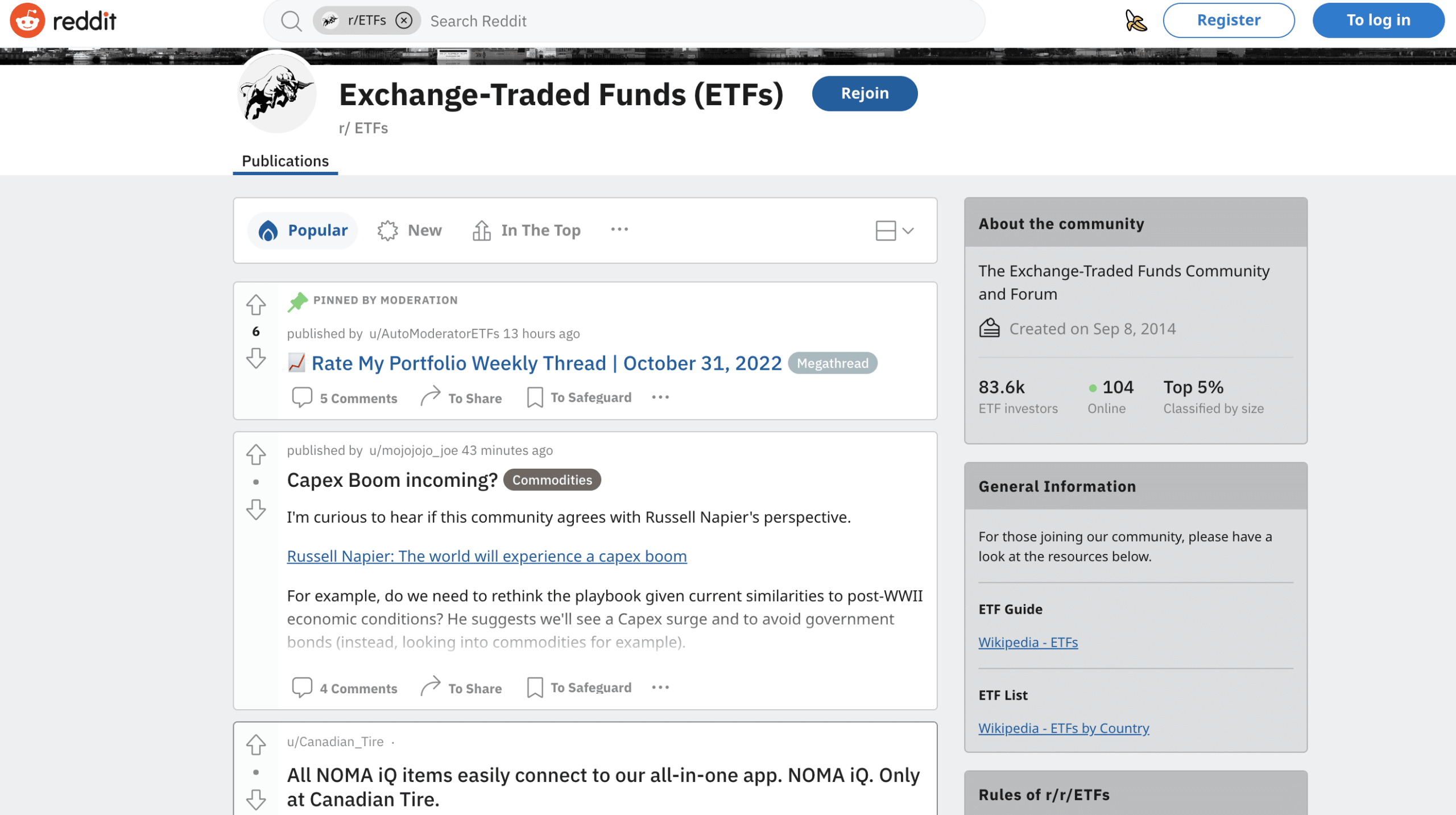 Reddit ETFs