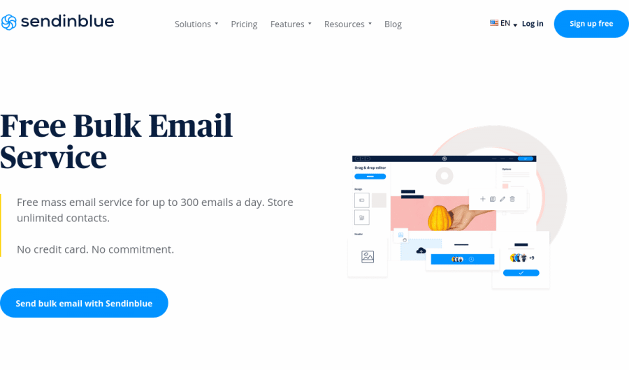 Sendinblue mass email