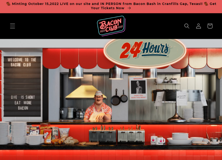 bacon club website