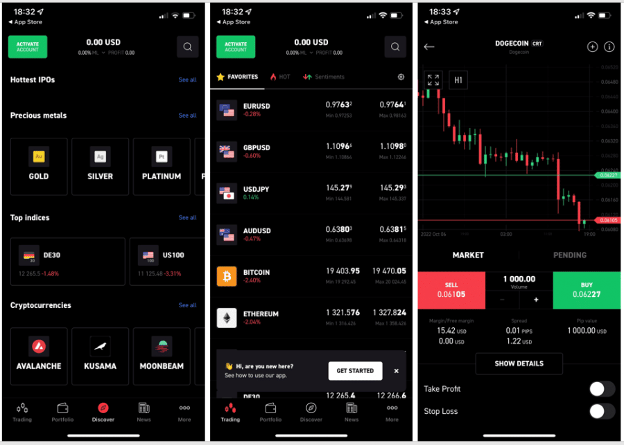 best investment apps xtb mobile