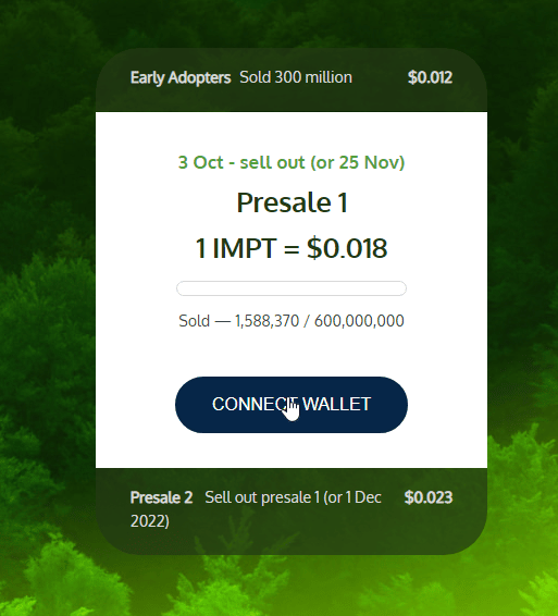 connect wallet IMPT