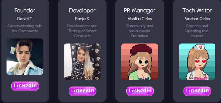 Girles token team