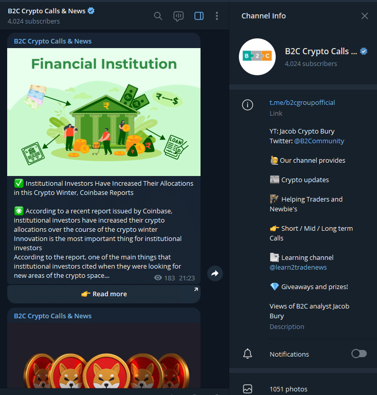 top crypto telegram channel