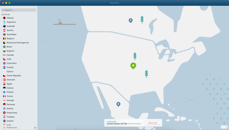 NordVPN Servers for streaming Violent Night