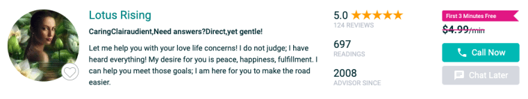 Lotus Rising Keen Psychics