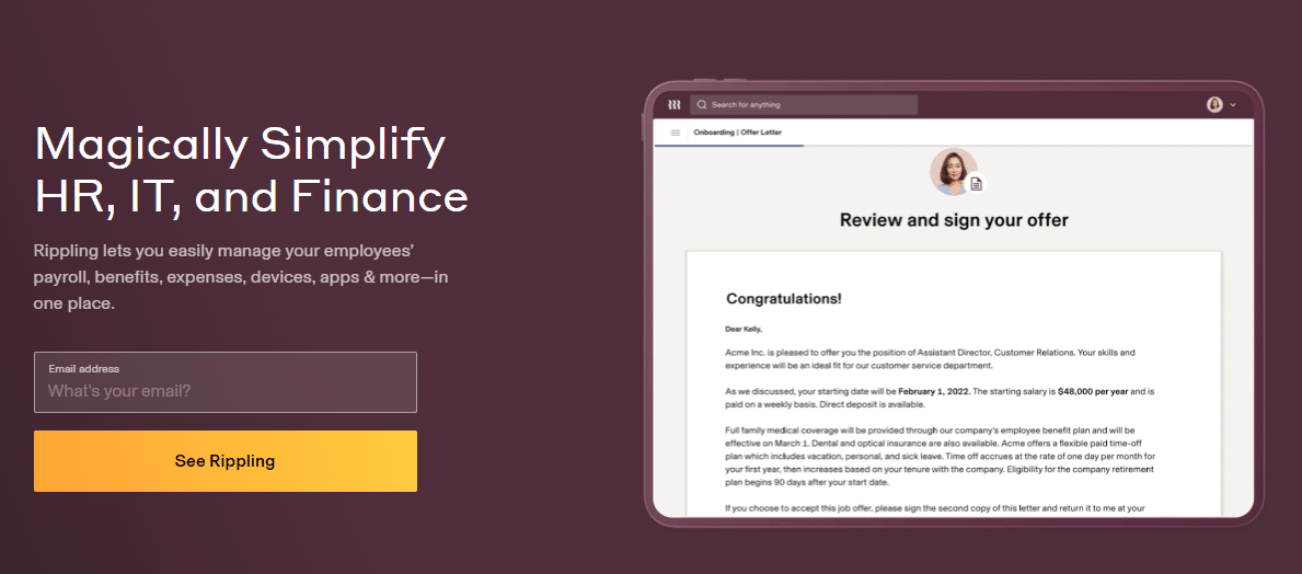 rippling CRM