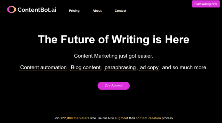 ContentBotAI Copywriting Tool