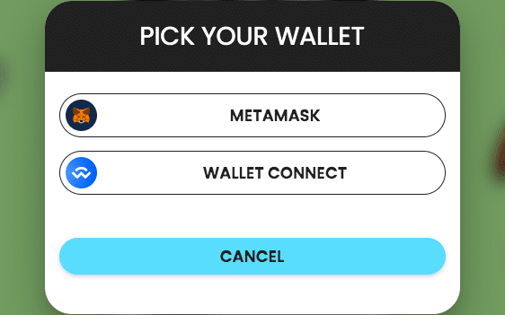 LHINU connect wallet