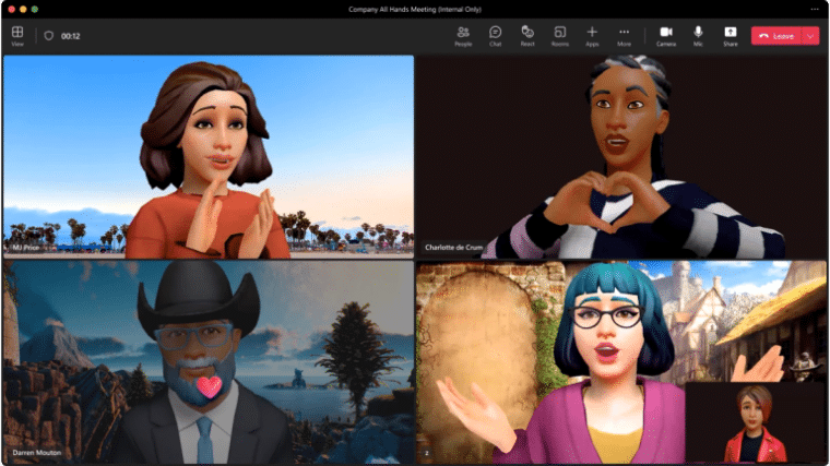 microsoft teams avatars