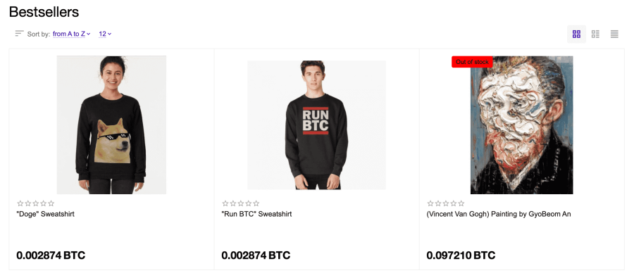 Crypto Emporium marketplace