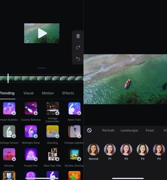 Effects and Filters on TikTok