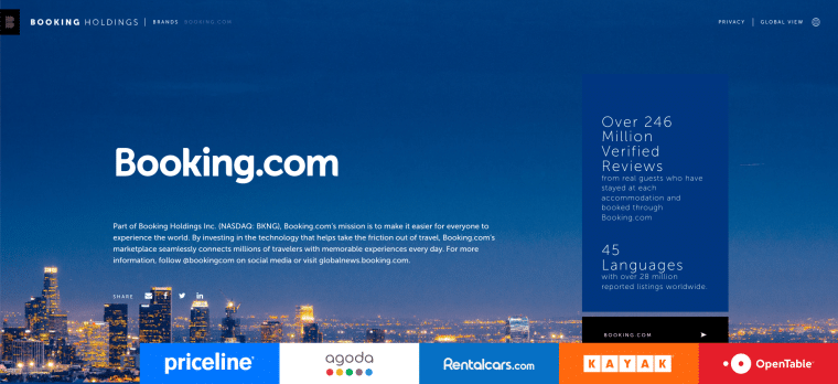 Booking.com home