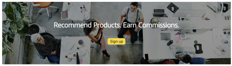Amazon affiliates homepage