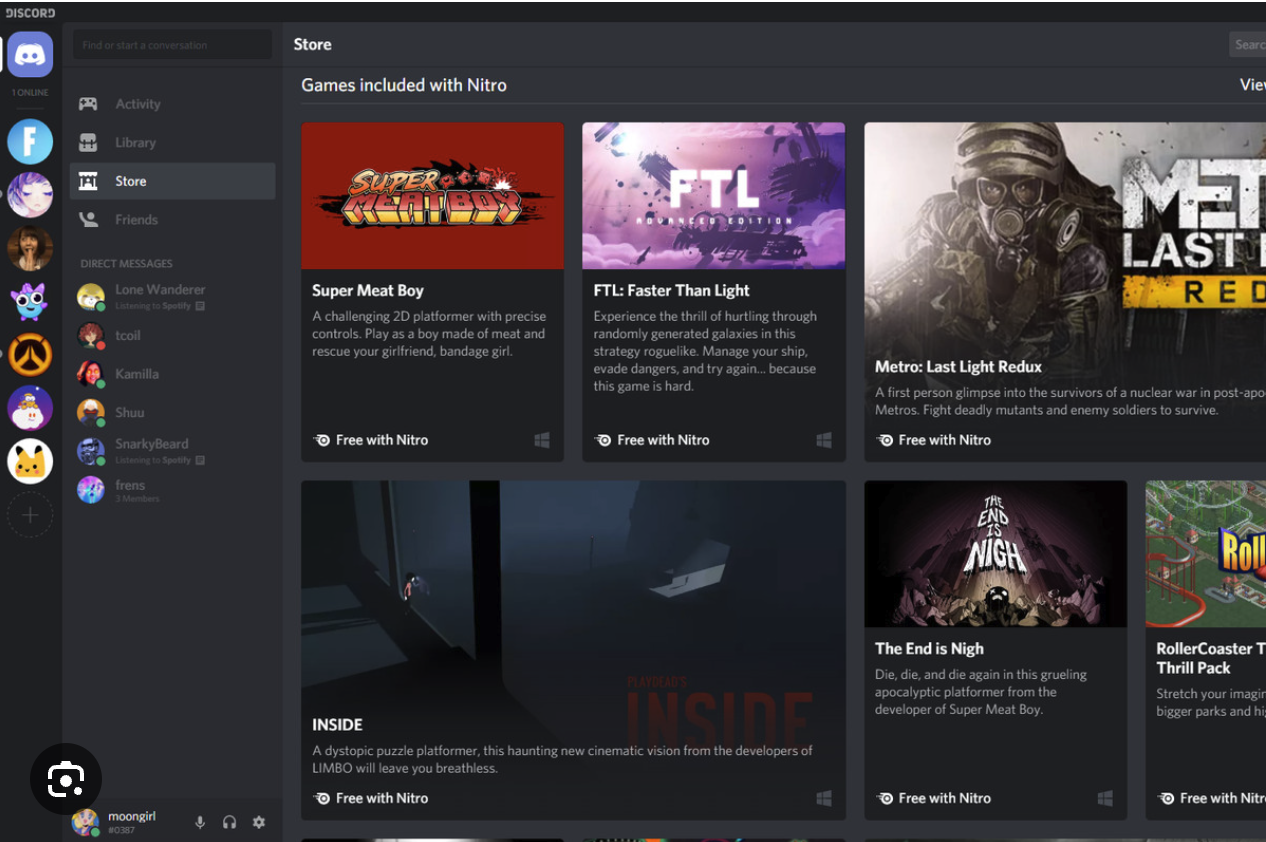 discord game store